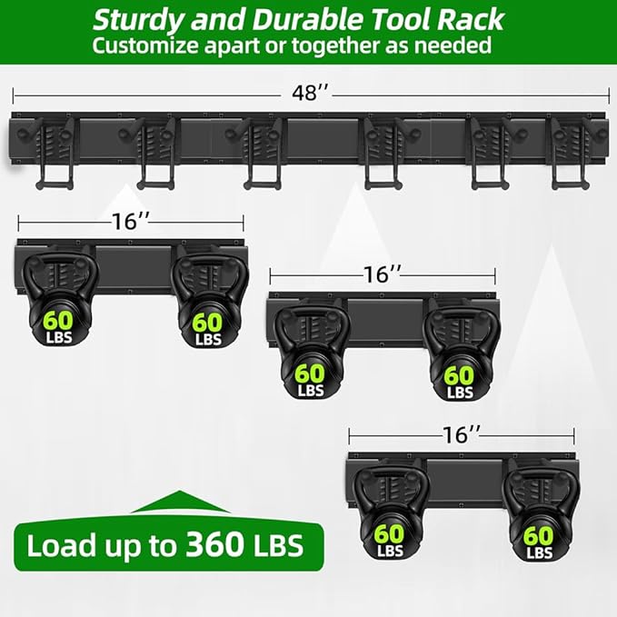 SteelGrip™ Garage Wall Organizer