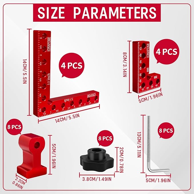 CraftAlign™ Corner Clamping Square Set